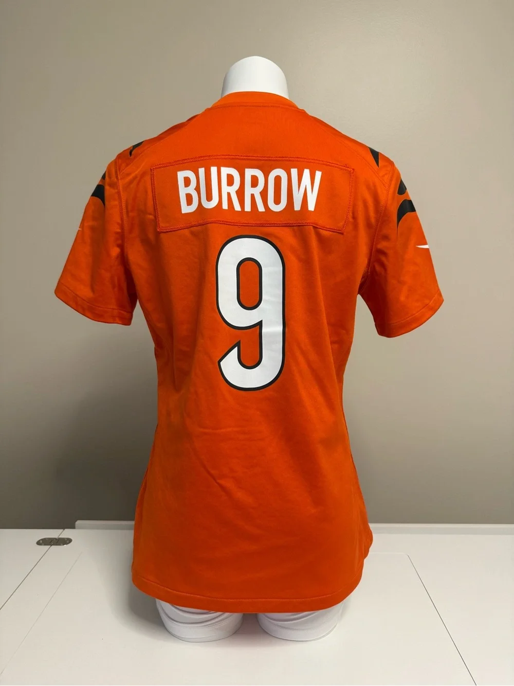 Nike Orange & Black Cincinnati Bengals #9 Women's Jersey